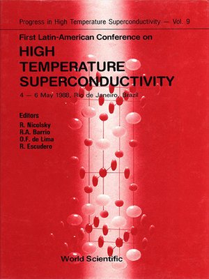 cover image of High Temperature Superconductivity--Proceedings of the First Latin-american Conference